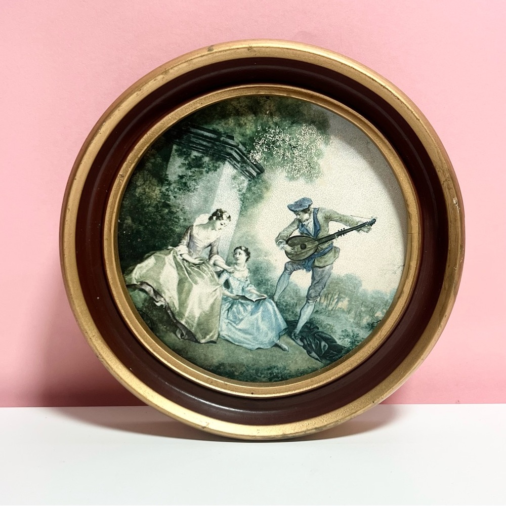 Vintage Victorian framed wall art - Picture 1 of 5